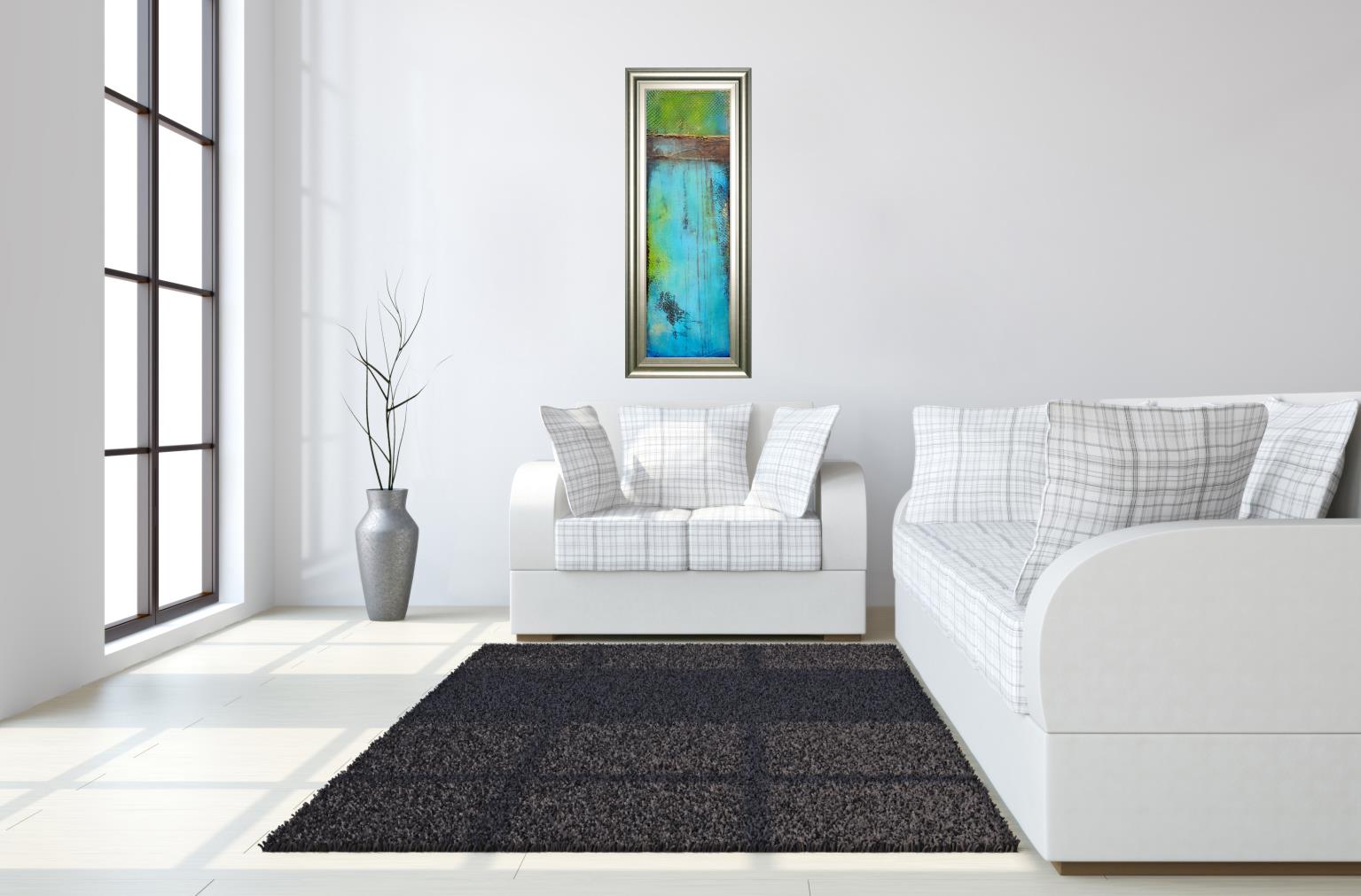 Fisher Island Ii By Erin Ashley 18X42 Framed Print
