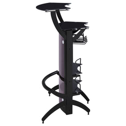 Dallas  Curved Freestanding Home Bar Cabinet