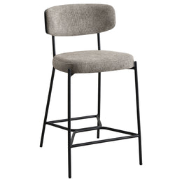 Elison Pub Height Bar Stool Light Brown (Set of 2)