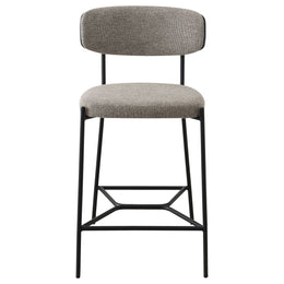 Elison Pub Height Bar Stool Light Brown (Set of 2)