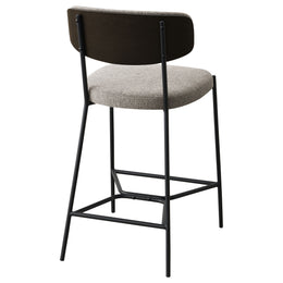 Elison Pub Height Bar Stool Light Brown (Set of 2)