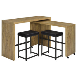 Davista  Counter Height Table Set Mango Brown