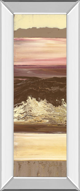 Mirrored Frame Down Under I By Dlynn Roll 18X42 Mirror Frame Print