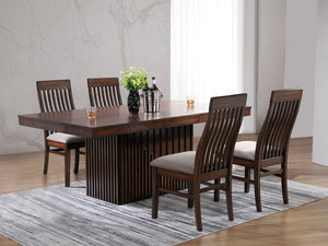 Briarwood  Extension Leaf Dining Table Set Mango Oak