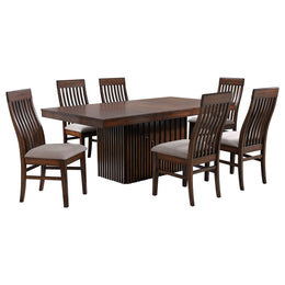 Briarwood  Extension Leaf Dining Table Set Mango Oak