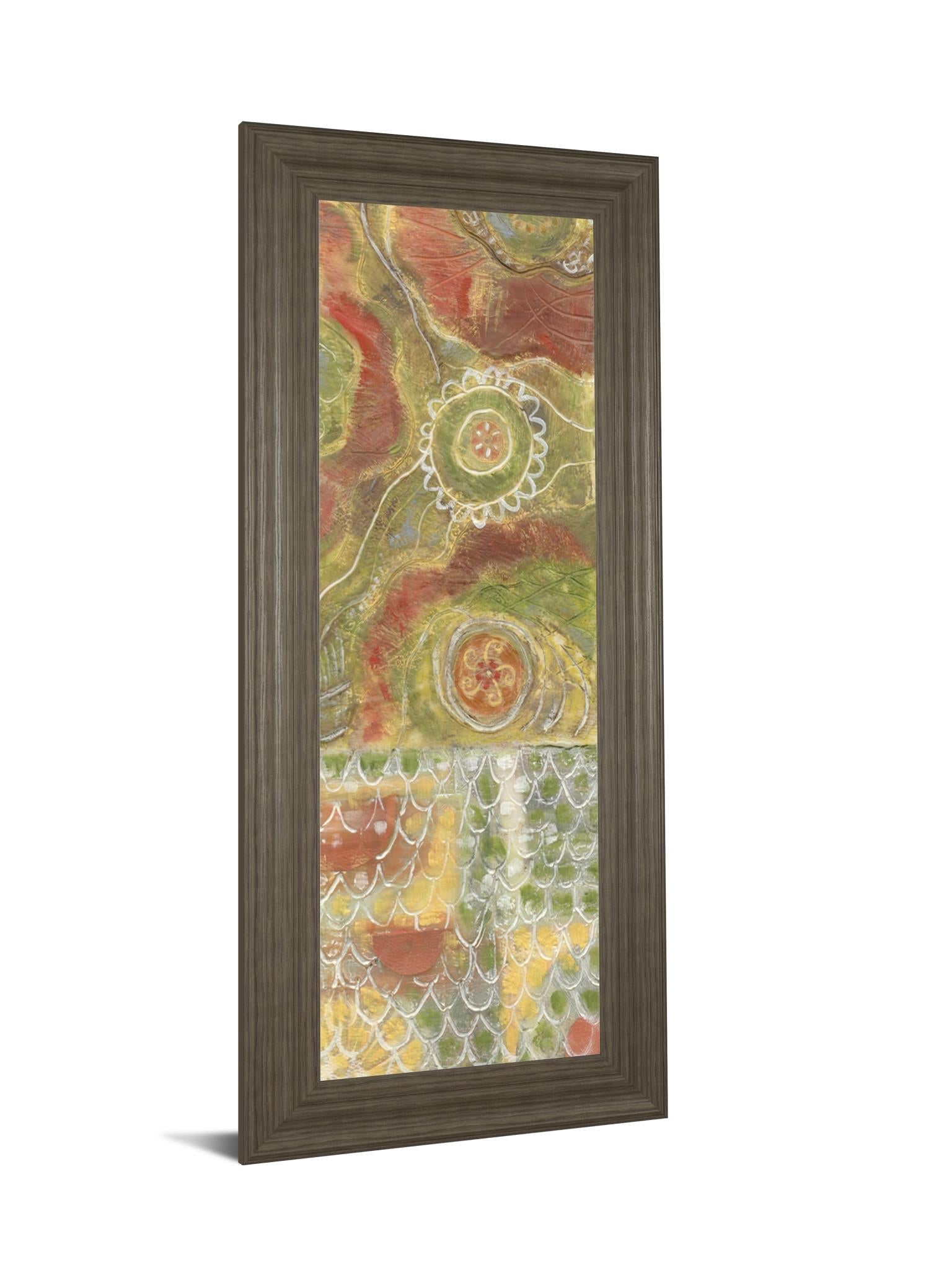 Moroccan Whimsy Ii By Karen Deans 18X42 Framed Print