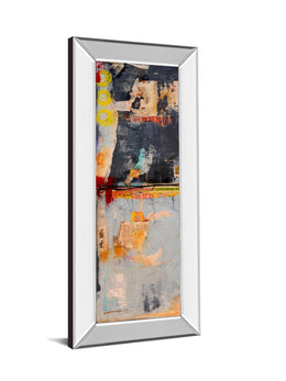 Mirrored Frame Hong Kong Post I By Erin Ashley 18X42 Mirror Frame Print