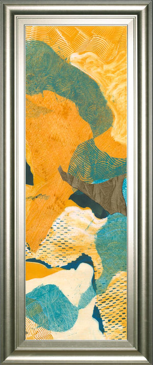Mountain Shapes Ii By Carolyn Roth 18X42 Framed Print