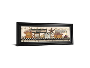 Love Makes A House A Home By Linda Spivey 18X42 Framed Print
