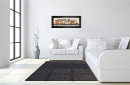 Love Makes A House A Home By Linda Spivey 18X42 Framed Print