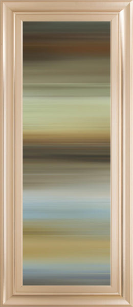 Abstract Horizon I By James Mcmaster 18X42 Framed Print