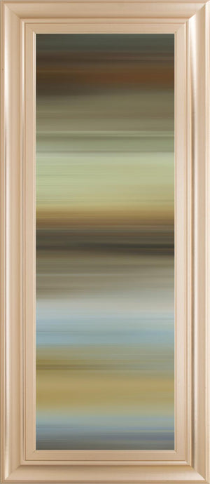 Abstract Horizon I By James Mcmaster 18X42 Framed Print