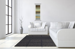 Mirrored Frame Abstract Horizon I By James Mcmaster 18X42 Mirror Frame Print