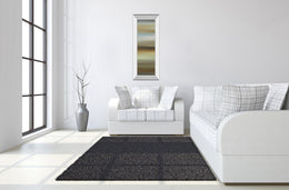 Mirrored Frame Abstract Horizon Ii By James Mcmaster 18X42 Mirror Frame Print