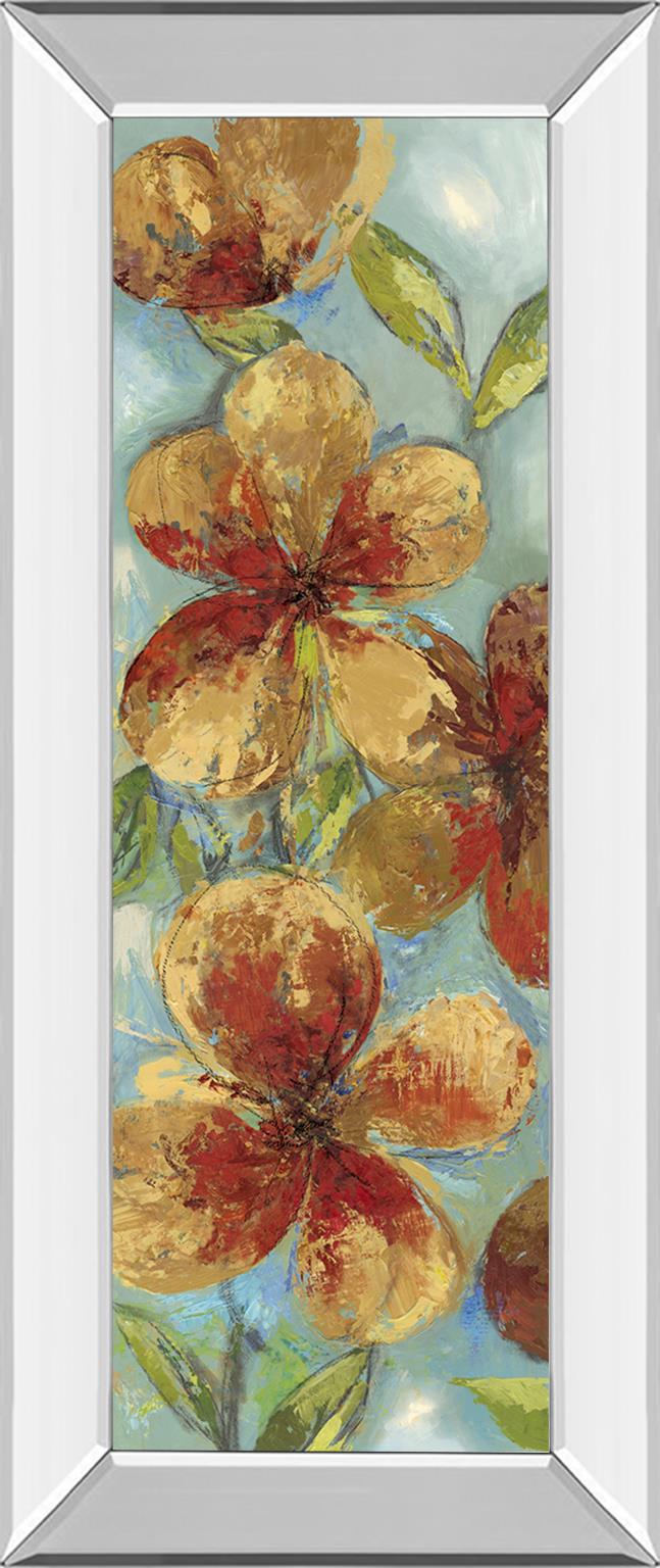 Mirrored Frame Bliss I By Asia Jensen 18X42 Mirror Frame Print