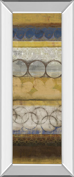 Mirrored Frame Mellow Ii By Allison Pearce 18X42 Mirror Frame Print