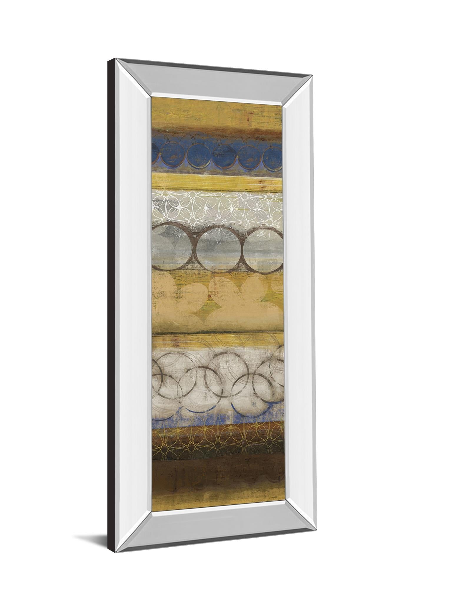 Mirrored Frame Mellow Ii By Allison Pearce 18X42 Mirror Frame Print