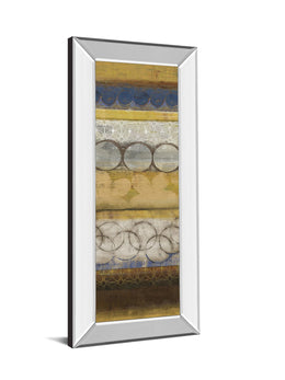 Mirrored Frame Mellow Ii By Allison Pearce 18X42 Mirror Frame Print