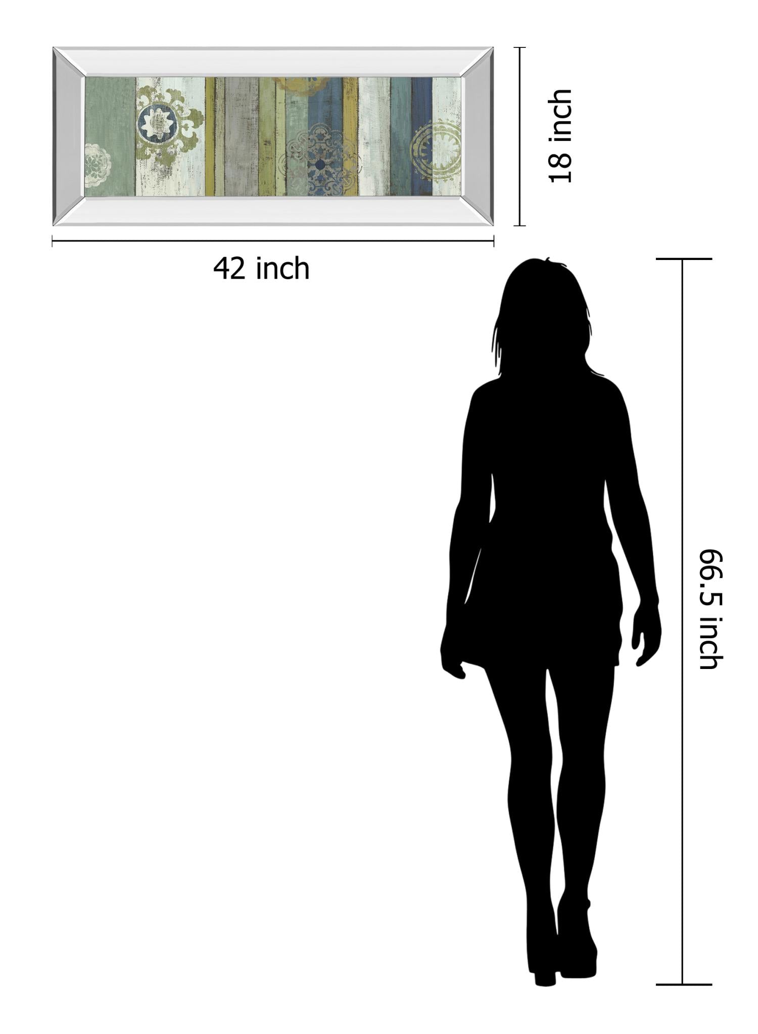 Mirrored Frame Marrakech I By Aimee Wilson 18X42 Mirror Frame Print