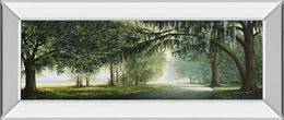 Mirrored Frame Lake Shore Drive By Bruce Nawrocke 18X42 Mirror Frame Print