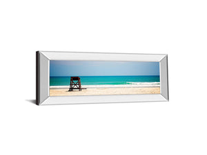 Mirrored Frame Off Duty  By Gail Peck 18X42 Mirror Frame Print