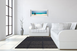 Mirrored Frame Off Duty  By Gail Peck 18X42 Mirror Frame Print