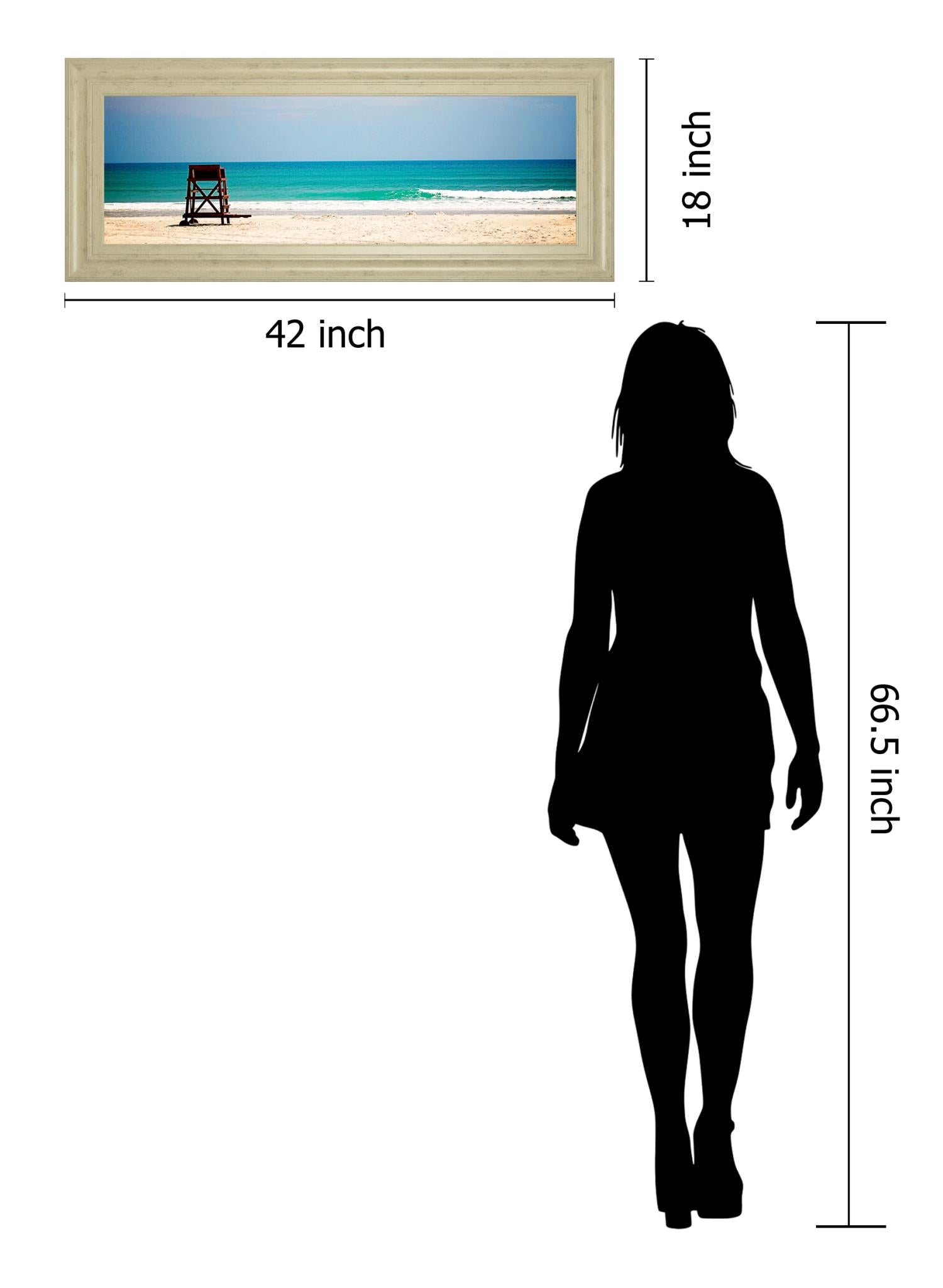 Off Duty  By Gail Peck 18X42 Framed Print