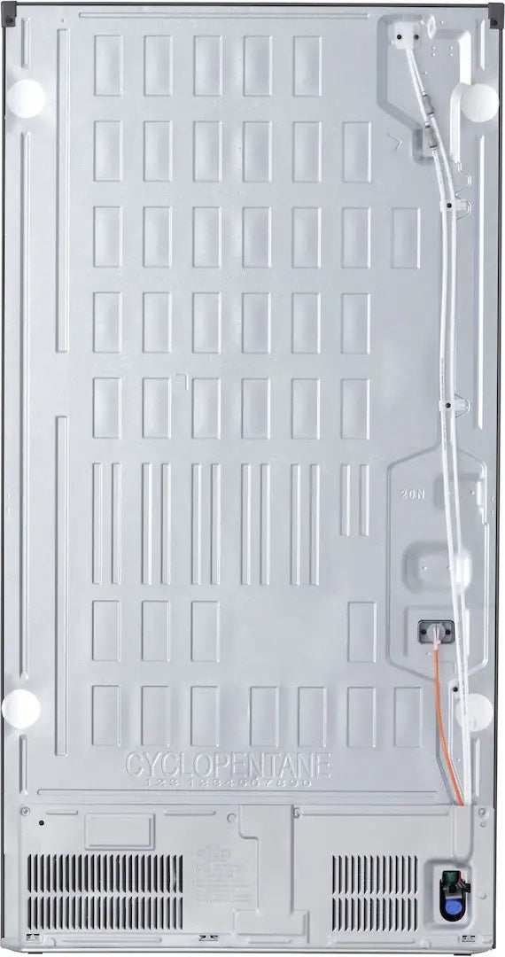 LG - 36-in Wide Standard-Depth MAX 28.6 Cu. Ft. 4-Door French Door Refrigerator Smart Refrigerator with Full Convert Drawer - PrintProof Stainless Steel Look