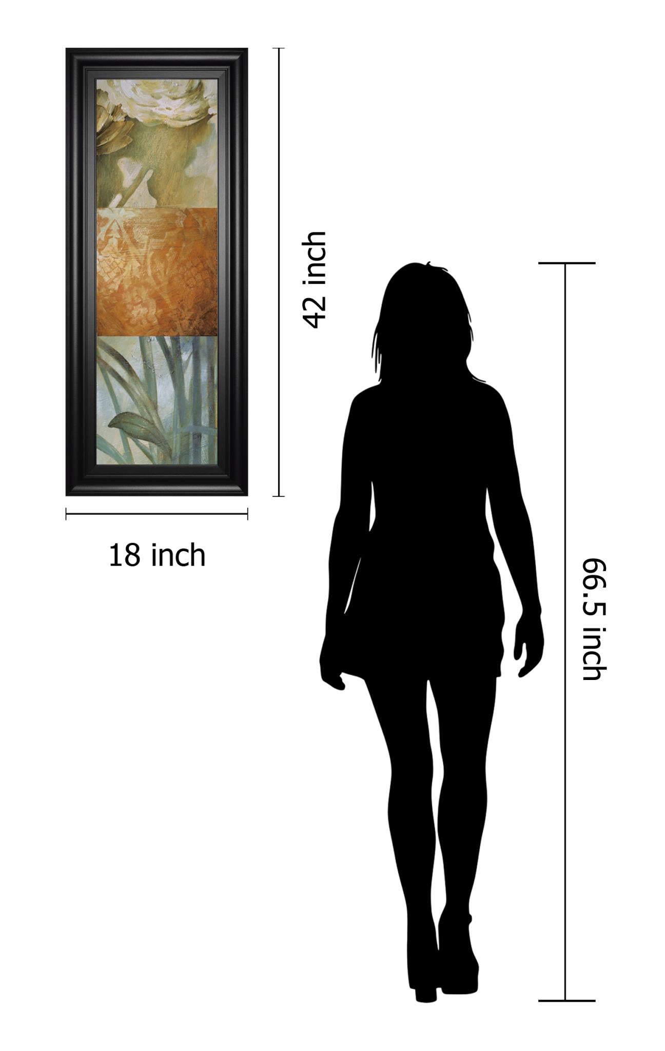 Square Choices By Thompson, L. 18X42 Framed Print