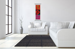 Mirrored Frame Pop Poppies By Li-Legger, D 18X42 Mirror Frame Print
