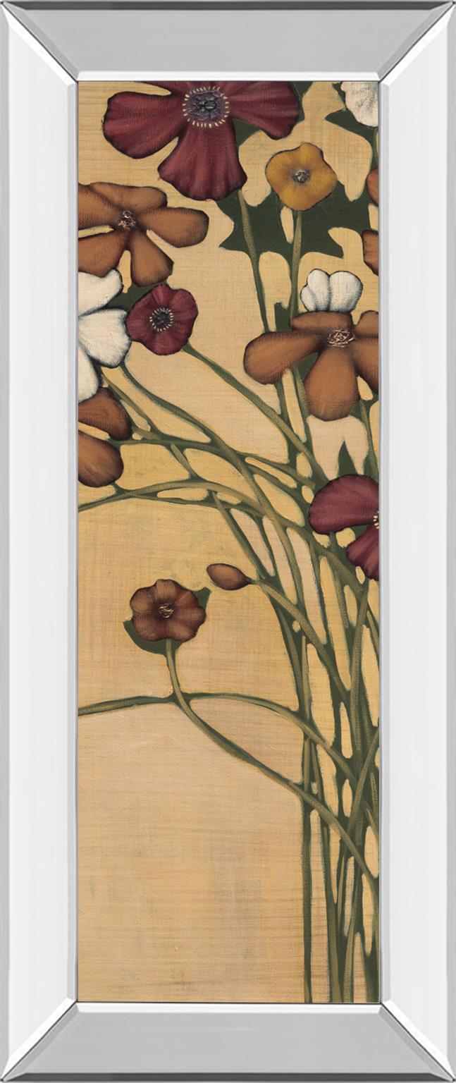 Mirrored Frame Wandering Bouquet By Maja 18X42 Mirror Frame Print