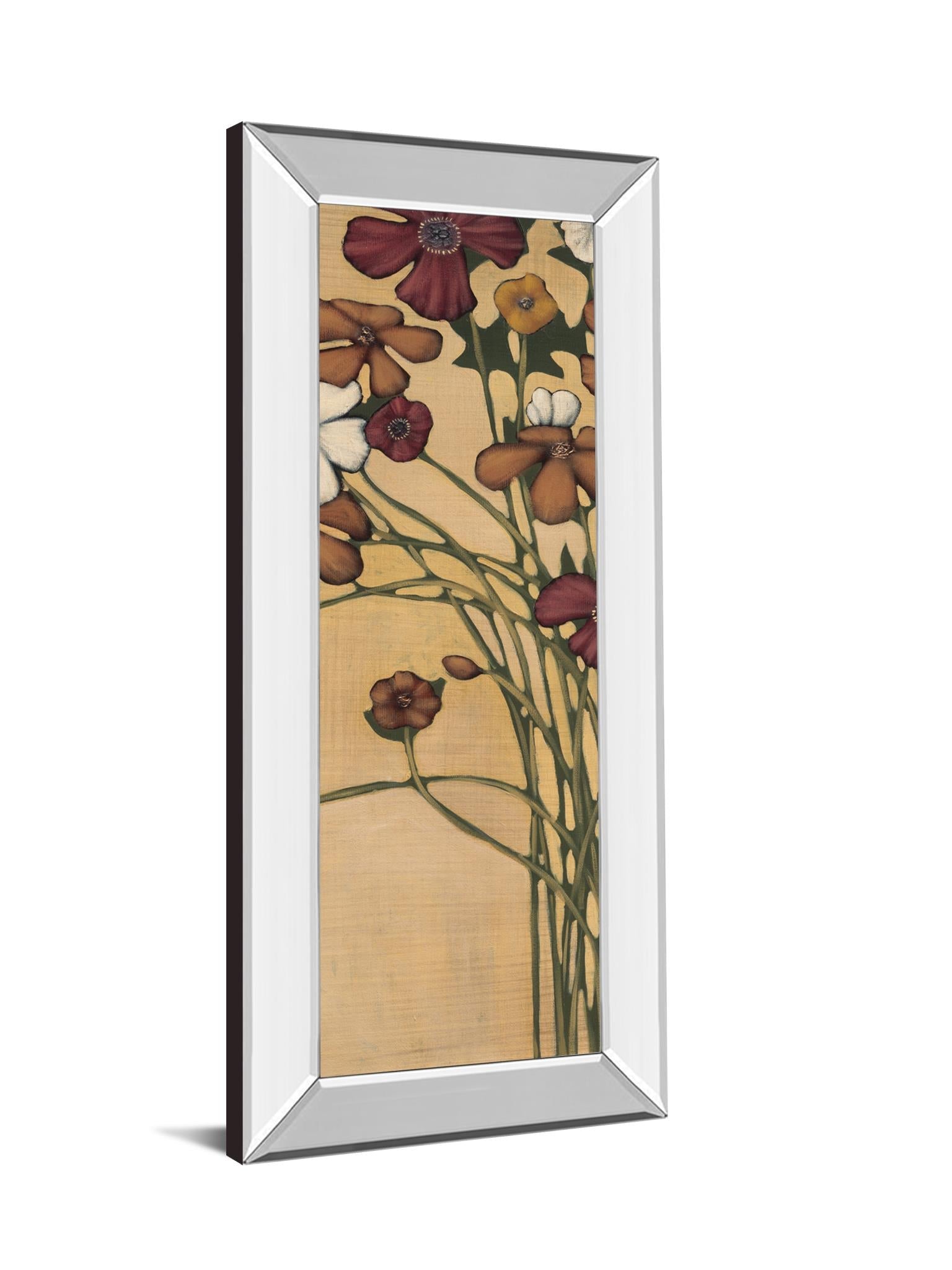 Mirrored Frame Wandering Bouquet By Maja 18X42 Mirror Frame Print