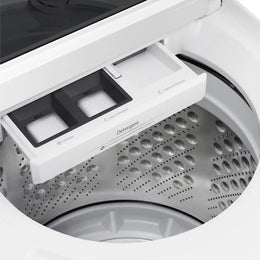 Package - LG - 5.0 Cu. Ft. High-Efficiency Smart Top Load Washer with Easy Unload and 7.3 Cu. Ft. Smart Electric Dryer with Sensor Dry - Alpine White