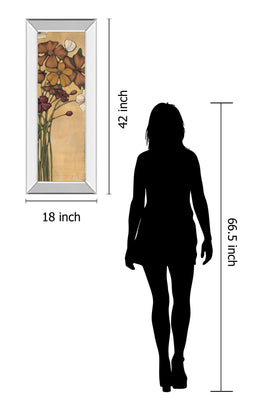 Mirrored Frame Wandering Bouquet By Maja 18X42 Mirror Frame Print