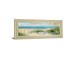 Catching The Wind Ii By Sally Swatland 18X42 Framed Print