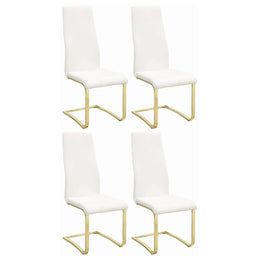 Montclair Upholstered Dining Side Chair Black (Set of 4)
