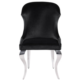 Cheyanne Upholstered Dining Side Chair Black (Set of 2)