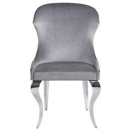 Cheyanne Upholstered Dining Side Chair Black (Set of 2)