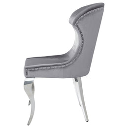Cheyanne Upholstered Dining Side Chair Black (Set of 2)