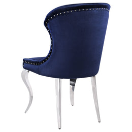 Cheyanne Upholstered Dining Side Chair Black (Set of 2)