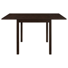 Kelso  Drop Leaf Dining Table Set Cappuccino and Tan