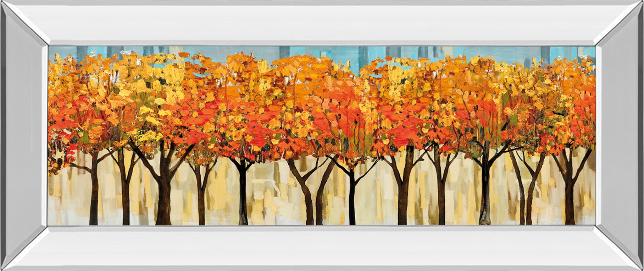 Mirrored Frame Avenue By Mark Chandon 18X42 Mirror Frame Print
