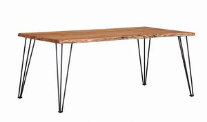 Sherman 71-inch Live Edge Dining Table Natural Acacia