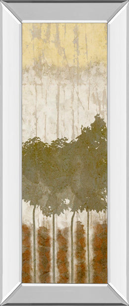Mirrored Frame Nature'S Quartet I By Alonzo Saunders 18X42 Mirror Frame Print