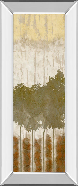 Mirrored Frame Nature'S Quartet I By Alonzo Saunders 18X42 Mirror Frame Print