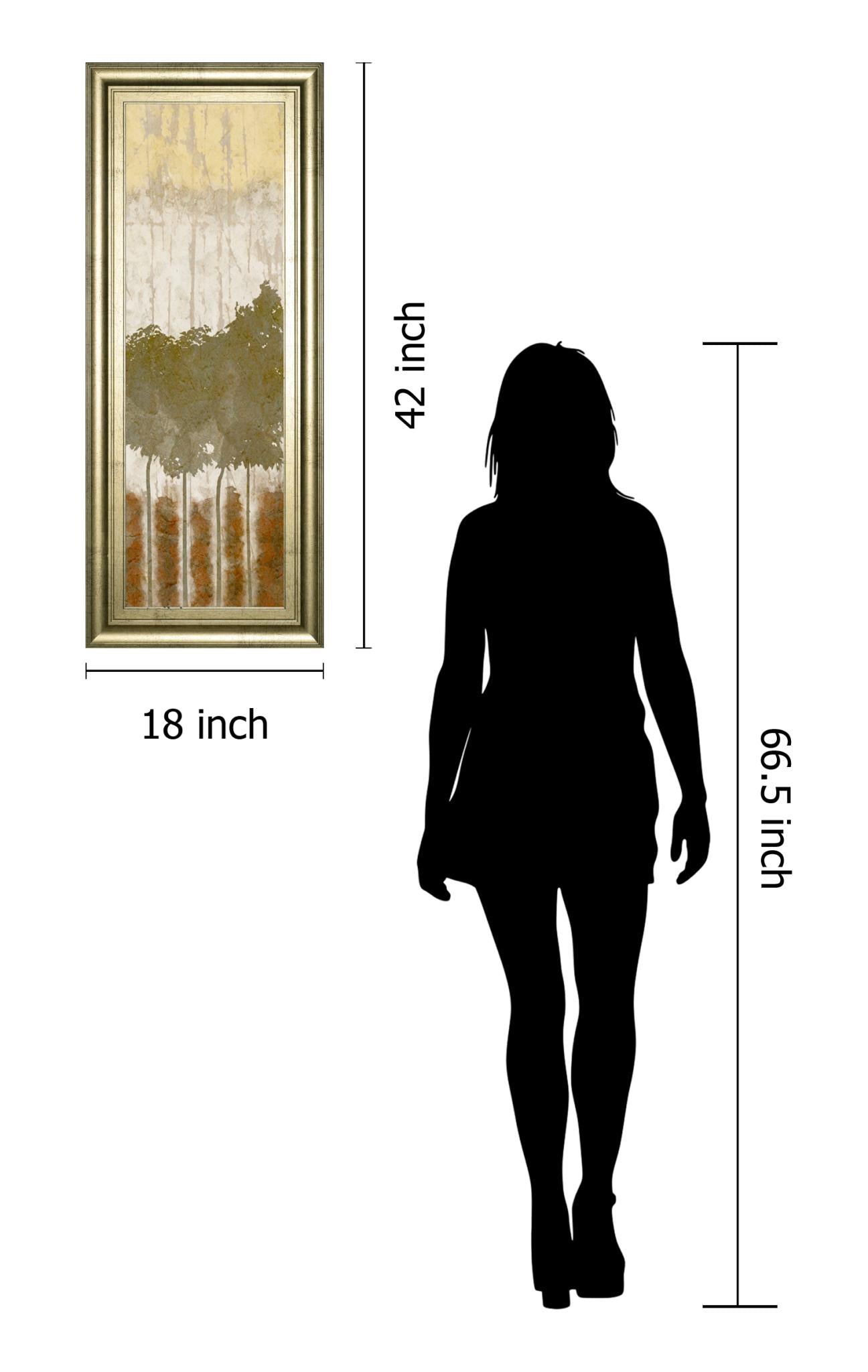 Nature'S Quartet I By Alonzo Saunders 18X42 Framed Print