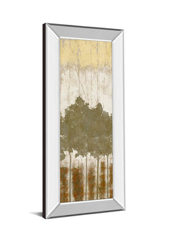 Mirrored Frame Nature'S Quartet Ii By Alonzo Saunders 18X42 Mirror Frame Print