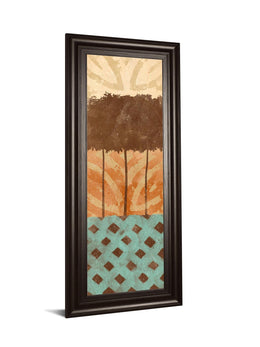 Tribal Trio Ii By Alonzo Saunders 18X42 Framed Print