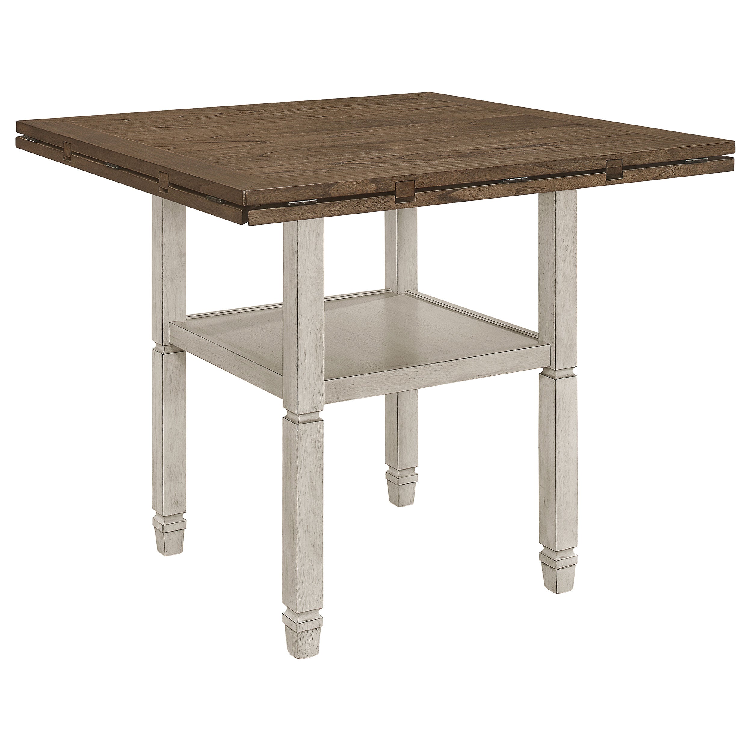 Sarasota  Drop Leaf Counter Dining Set Rustic Cream