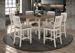 Sarasota  Drop Leaf Counter Dining Set Rustic Cream
